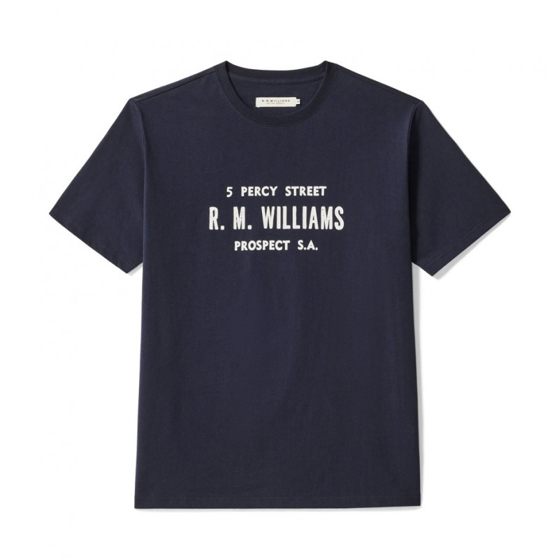 R. M. Williams Bale T-Shirt – Navy Cotton – Mens Clothing - Crep Direct UK R. M. Williams Bale T-Shirt – Navy Cotton – Mens Clothing - Crep Direct UK
