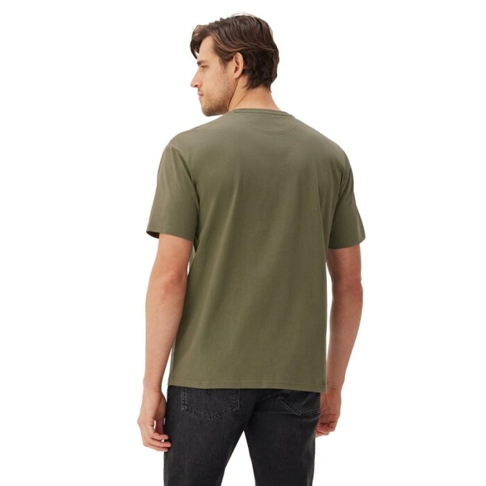 R. M. Williams Minimal T-Shirt – Military Green Cotton – Mens Clothing - Crep Direct UK