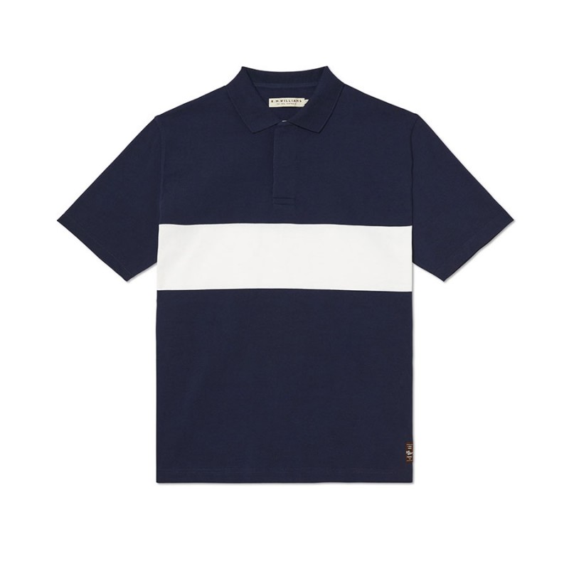 R. M. Williams Colebrook Polo Shirt – Navy White Cotton – Mens Clothing - Crep Direct UK R. M. Williams Colebrook Polo Shirt – Navy White Cotton – Mens Clothing - Crep Direct UK
