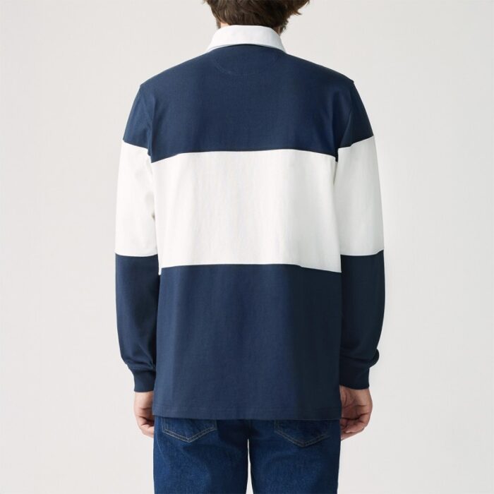 R. M. Williams Magnus Rugby Shirt – Navy Cotton – Mens Clothing - Crep Direct UK
