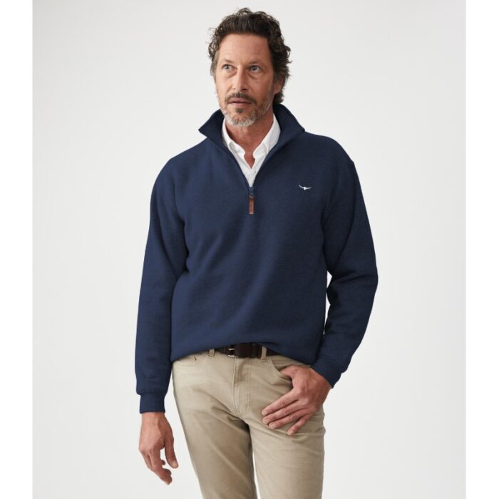 R. M. Williams Mulyungarie KZ200 Fleece – Navy – Mens Clothing - Crep Direct UK