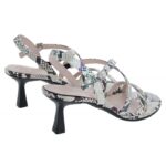 Wonders Kaia F-8121 Heeled Sandals – Snake Leather – Womens Sandals, Sliders & Toe Posts - Crep Direct UK