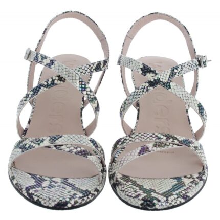 Wonders Kaia F-8121 Heeled Sandals – Snake Leather – Womens Sandals, Sliders & Toe Posts - Crep Direct UK