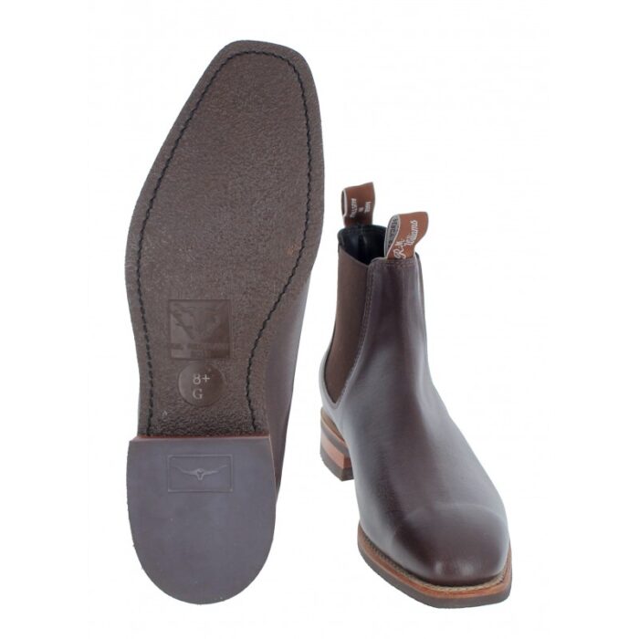 R. M. Williams Kangaroo Craftsman Boots – Chocolate Leather – Mens Boots - Crep Direct UK