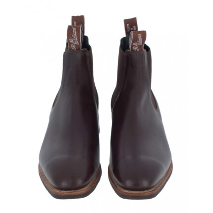 R. M. Williams Kangaroo Craftsman Boots – Chocolate Leather – Mens Boots - Crep Direct UK