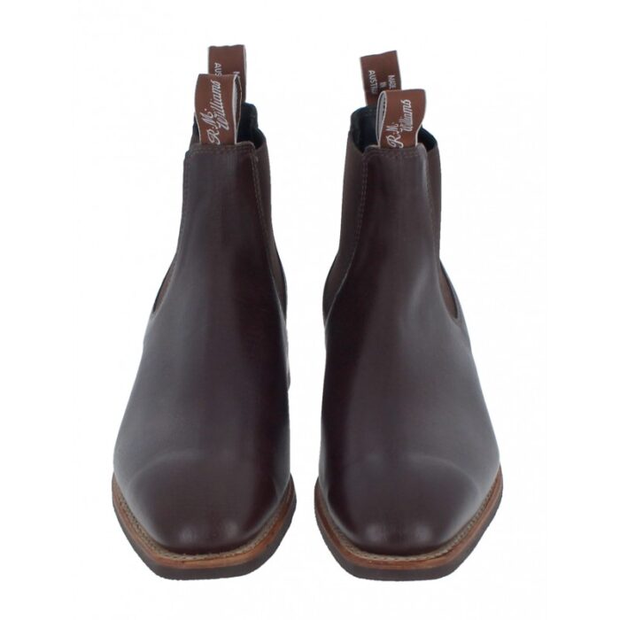 R. M. Williams Kangaroo Craftsman Boots – Chocolate Leather – Mens Boots - Crep Direct UK