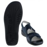 Waldlaufer Kara 684K01 Sandals – Marine Leather – Womens Sandals, Sliders & Toe Posts - Crep Direct UK