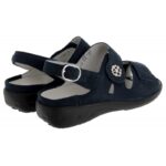 Waldlaufer Kara 684K01 Sandals – Marine Leather – Womens Sandals, Sliders & Toe Posts - Crep Direct UK