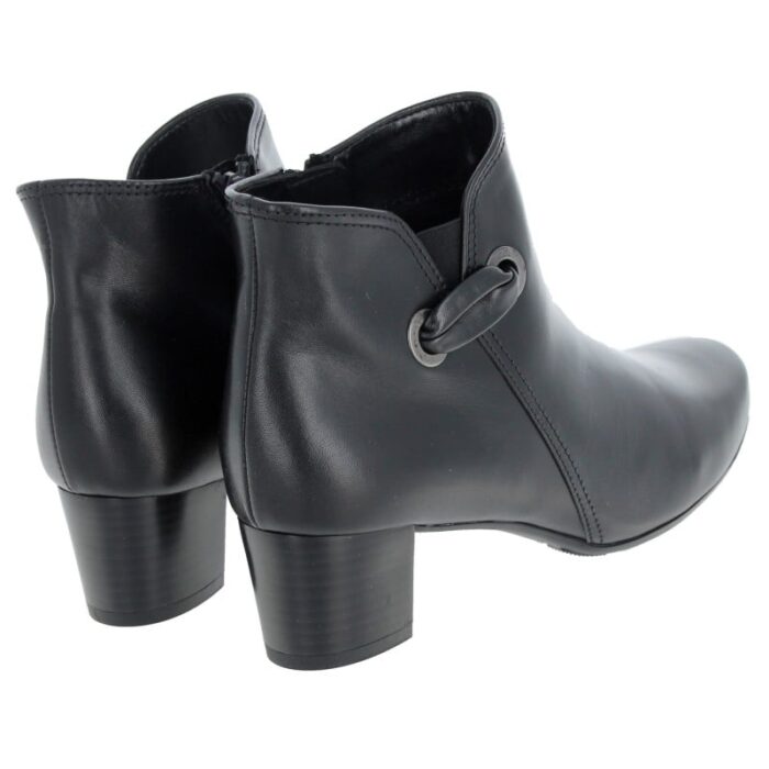 Gabor Keegan 2 52.827 Ankle Boots – Black Leather – Womens Boots - Crep Direct UK