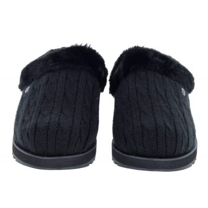 Skechers Keepsakes Ice Angel Mule Slippers – Black – Womens Slippers - Crep Direct UK