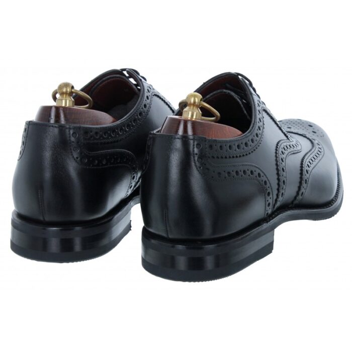 Loake Kerridge Shoes – Black Leather – Mens Wedding Shoes - Crep Direct UK