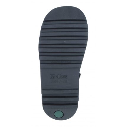 Kickers Kick Hi Zip Infant 115822 Boots – Black Patent – Girls School Shoes - Crep Direct UK