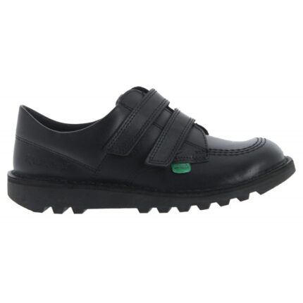 Kickers Kick Lo Velcro Junior School Shoes – Black Leather – Boys School Shoes - Crep Direct UK Kickers Kick Lo Velcro Junior School Shoes – Black Leather – Boys School Shoes - Crep Direct UK
