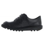 Kickers Kick Lo Velcro Junior School Shoes – Black Leather – Boys School Shoes - Crep Direct UK