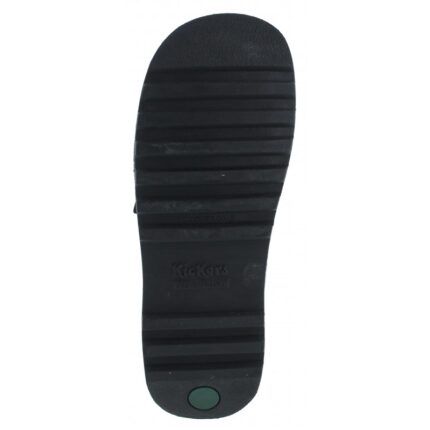 Kickers Kick Lo Velcro Junior School Shoes – Black Leather – Boys School Shoes - Crep Direct UK