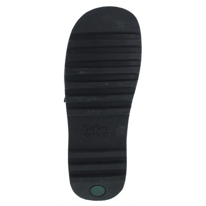 Kickers Kick Lo Velcro Junior School Shoes – Black Leather – Boys School Shoes - Crep Direct UK