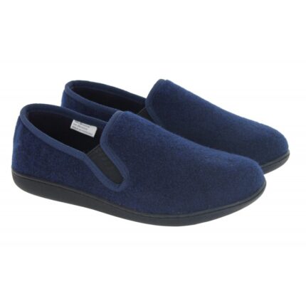 Clarks King Ease Slippers – Navy – Mens Slippers - Crep Direct UK Clarks King Ease Slippers – Navy – Mens Slippers - Crep Direct UK
