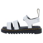 Dr. Martens Klaire Junior Sandals – White – Girls Sandals - Crep Direct UK