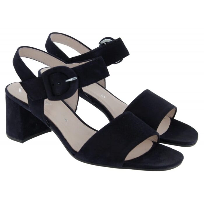 Gabor Kooky 41.710 Sandals – Atlantik Suede – Womens Sandals, Sliders & Toe Posts - Crep Direct UK