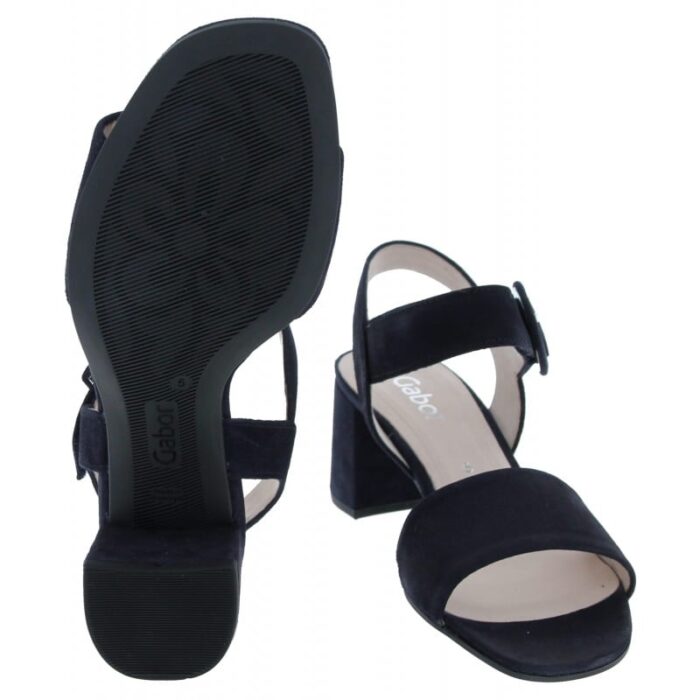 Gabor Kooky 41.710 Sandals – Atlantik Suede – Womens Sandals, Sliders & Toe Posts - Crep Direct UK