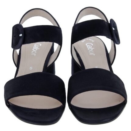 Gabor Kooky 41.710 Sandals – Atlantik Suede – Womens Sandals, Sliders & Toe Posts - Crep Direct UK