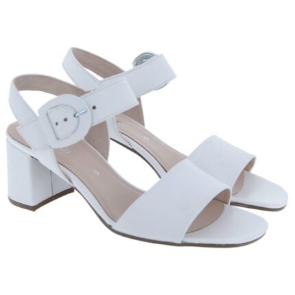 Gabor Kooky 41.710 Sandals – White Leather – Womens Sandals, Sliders & Toe Posts - Crep Direct UK Gabor Kooky 41.710 Sandals – White Leather – Womens Sandals, Sliders & Toe Posts - Crep Direct UK