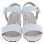Gabor Kooky 41.710 Sandals – White Leather – Womens Sandals, Sliders & Toe Posts - Crep Direct UK