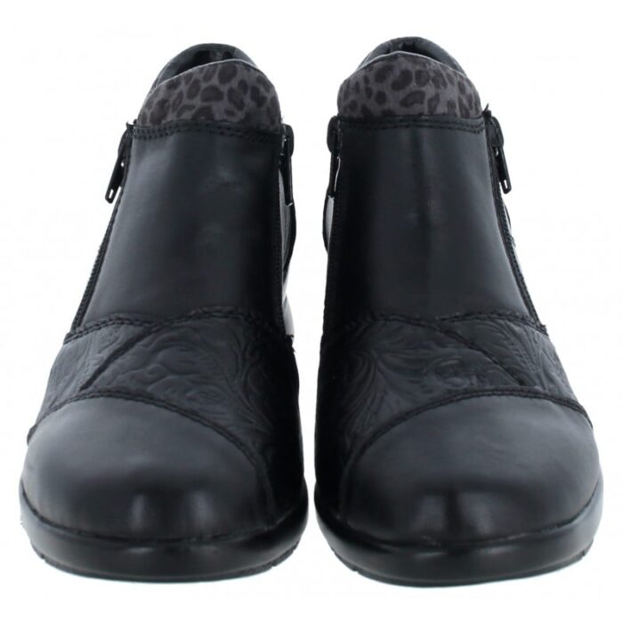Rieker L4881 Ankle Boots – Black – Womens Boots - Crep Direct UK