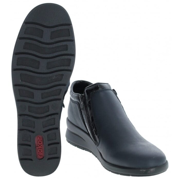 Rieker L4883 Boots – Blue – Womens Boots - Crep Direct UK
