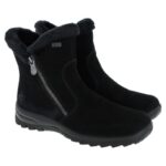 Rieker L7162 Ankle Boots – Black – Womens Boots - Crep Direct UK