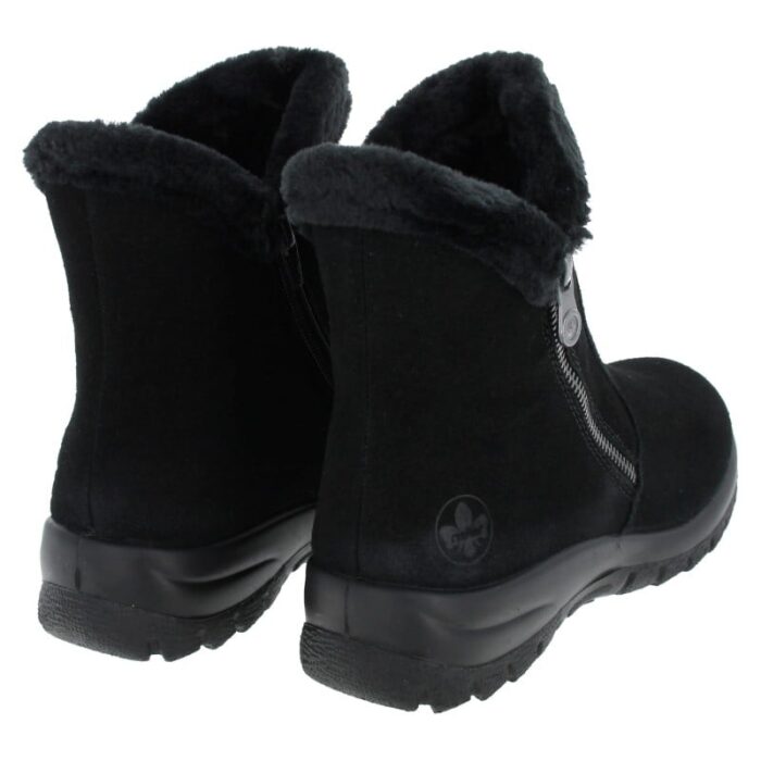 Rieker L7162 Ankle Boots – Black – Womens Boots - Crep Direct UK