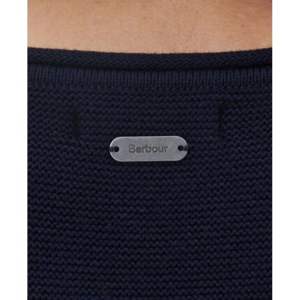 Barbour Marine Knitted Jumper LKN1423 – Navy Cotton – Ladies Clothing - Crep Direct UK