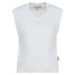 Barbour Hartland Sweater Vest LKN1637 – Cloud Cotton – Ladies Clothing - Crep Direct UK