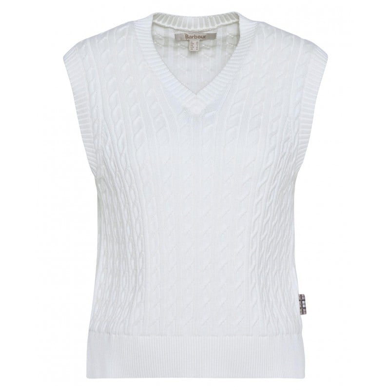 Barbour Hartland Sweater Vest LKN1637 – Cloud Cotton – Ladies Clothing - Crep Direct UK Barbour Hartland Sweater Vest LKN1637 – Cloud Cotton – Ladies Clothing - Crep Direct UK