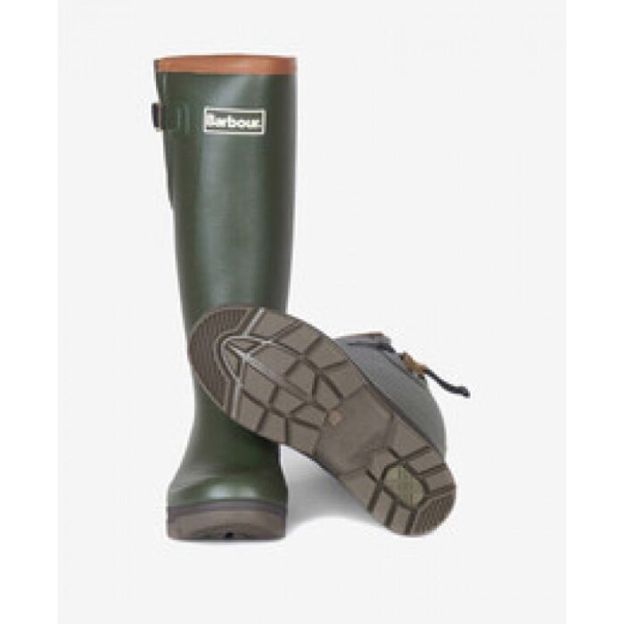 Barbour Tempest Wellingtons LRF0063 – Olive – Womens Wellingtons - Crep Direct UK