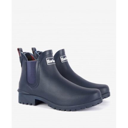 Barbour Wilton Chelsea Boot LRF0066 – Blue Rubber – Womens Wellingtons - Crep Direct UK