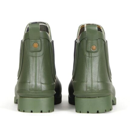 Barbour Wilton Chelsea Boot LRF0066 – Olive Rubber – Womens Wellingtons - Crep Direct UK