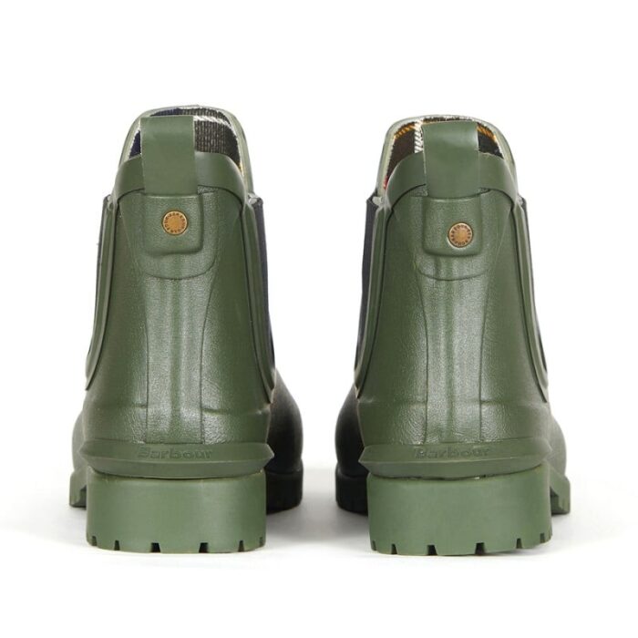 Barbour Wilton Chelsea Boot LRF0066 – Olive Rubber – Womens Wellingtons - Crep Direct UK