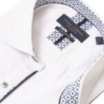 Guide London LS77171 Long Sleeve Shirt – White Cotton – Mens Clothing - Crep Direct UK