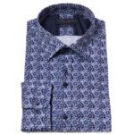 Guide London LS76941 Geometric Shirt – Navy Cotton – Mens Clothing - Crep Direct UK Guide London LS76941 Geometric Shirt – Navy Cotton – Mens Clothing - Crep Direct UK