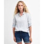 Barbour Marine Relaxed Long Sleeve Shirt LSH1315 – Chambray Stripe Linen – Ladies Clothing - Crep Direct UK Barbour Marine Relaxed Long Sleeve Shirt LSH1315 – Chambray Stripe Linen – Ladies Clothing - Crep Direct UK