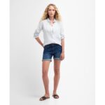 Barbour Marine Relaxed Long Sleeve Shirt LSH1315 – Chambray Stripe Linen – Ladies Clothing - Crep Direct UK Barbour Marine Relaxed Long Sleeve Shirt LSH1315 – Chambray Stripe Linen – Ladies Clothing - Crep Direct UK