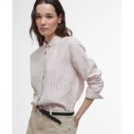Barbour Marine Relaxed Long Sleeve Shirt LSH1315 – Bran Stripe Linen – Ladies Clothing - Crep Direct UK Barbour Marine Relaxed Long Sleeve Shirt LSH1315 – Bran Stripe Linen – Ladies Clothing - Crep Direct UK