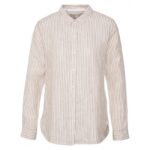 Barbour Marine Relaxed Long Sleeve Shirt LSH1315 – Bran Stripe Linen – Ladies Clothing - Crep Direct UK Barbour Marine Relaxed Long Sleeve Shirt LSH1315 – Bran Stripe Linen – Ladies Clothing - Crep Direct UK