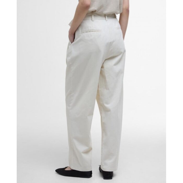 Barbour Amber Tapered Trousers LTR0373 – Salt Cotton – Ladies Clothing - Crep Direct UK
