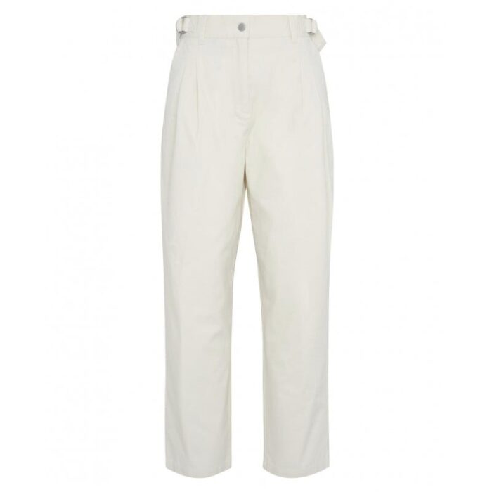Barbour Amber Tapered Trousers LTR0373 – Salt Cotton – Ladies Clothing - Crep Direct UK