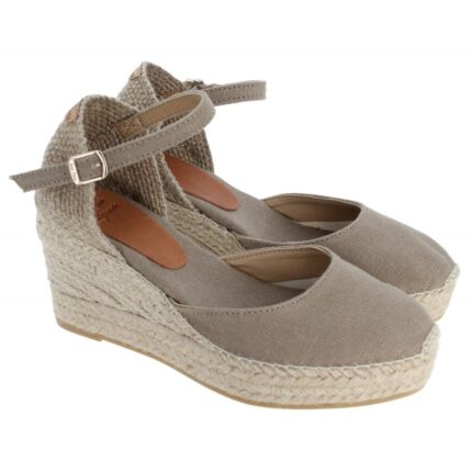 Toni Pons Laia-NT Wedge Espadrilles – Taupe Linen – Womens Sandals, Sliders & Toe Posts - Crep Direct UK Toni Pons Laia-NT Wedge Espadrilles – Taupe Linen – Womens Sandals, Sliders & Toe Posts - Crep Direct UK