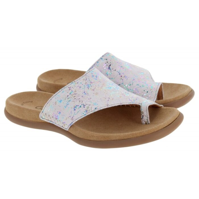 Gabor Lanzarote 43.700 Sandals – Nude Metallic – Womens Sandals, Sliders & Toe Posts - Crep Direct UK