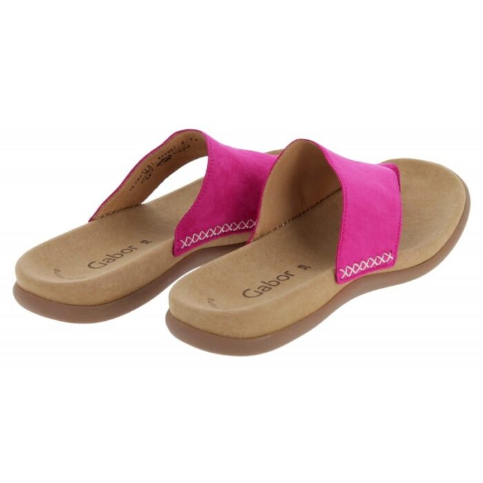 Gabor Lanzarote 43.700 Sandals – Pink Suede – Womens Sandals, Sliders & Toe Posts - Crep Direct UK