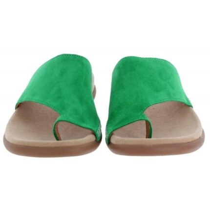 Gabor Lanzarote 43.700 Sandals – Green Suede – Womens Sandals, Sliders & Toe Posts - Crep Direct UK